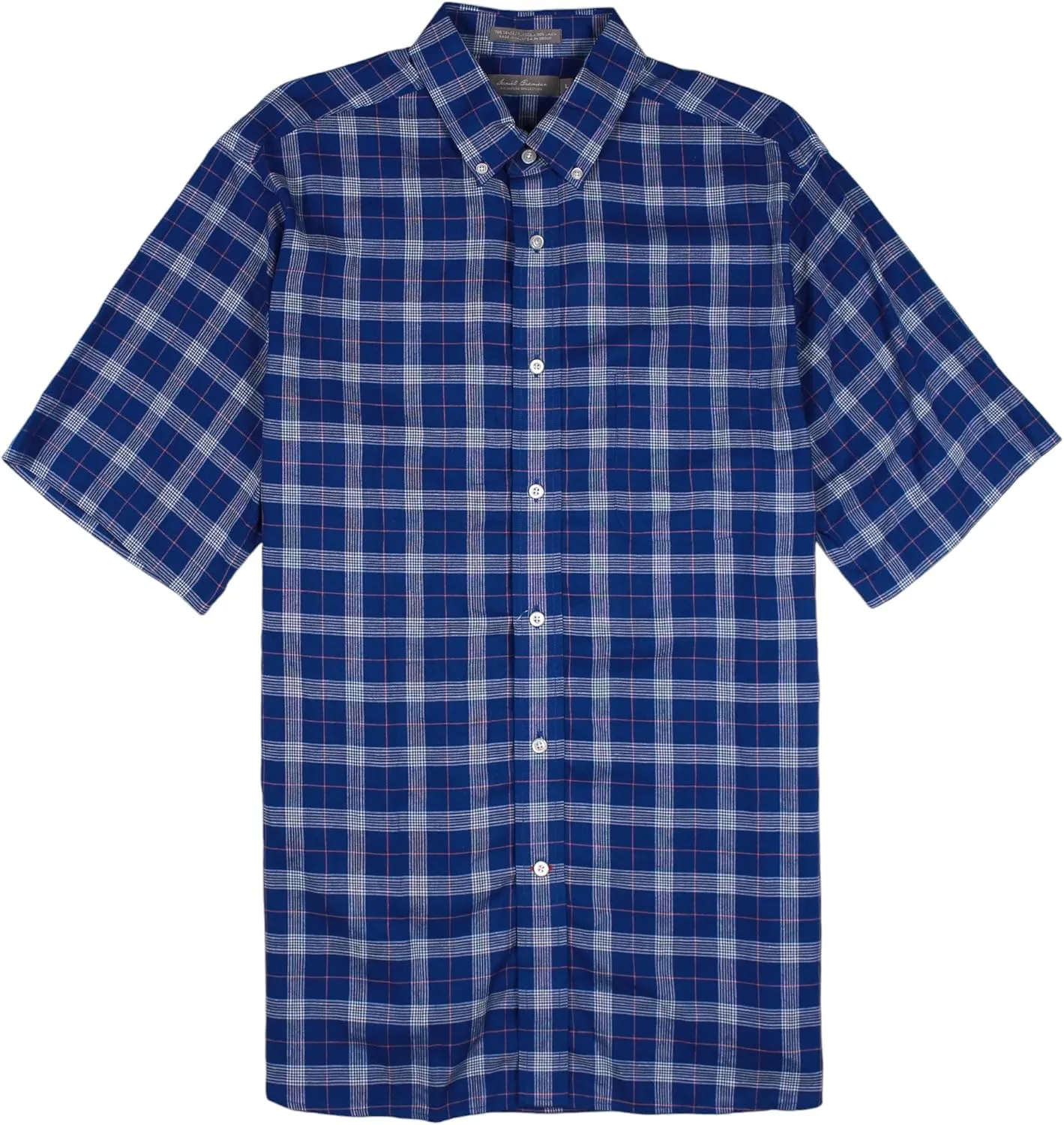 Cremieux Daniel Signature Men's Tencel Lyocell/Linen Blend Short Sleeve Shirt with Pocket