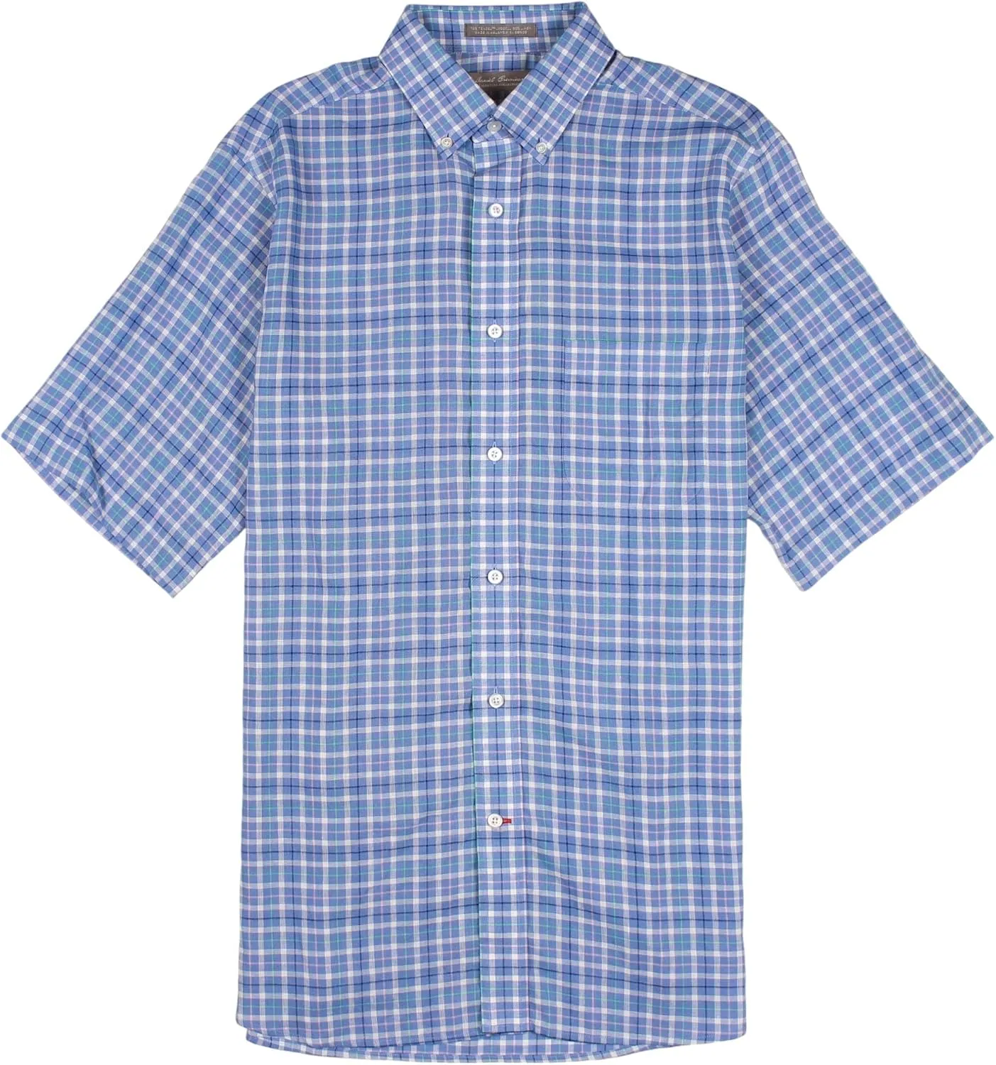 Cremieux Daniel Signature Men's Tencel Lyocell/Linen Blend Short Sleeve Shirt with Pocket