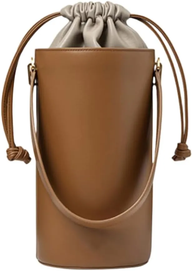 Cylindrical Women'S Bag, Women'S One Shoulder Crossbody Bag, Bucket Handbag, Backpack, Retro Women'S Bag
