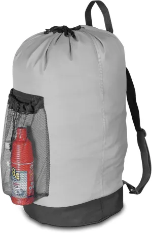 Dalykate Backpack Laundry Bag, Laundry Backpack with Shoulder Straps and Mesh Pocket Durable Nylon Clothes Hamper Bag with Drawstring Closure for College, Travel, Laundromat, Apartment
