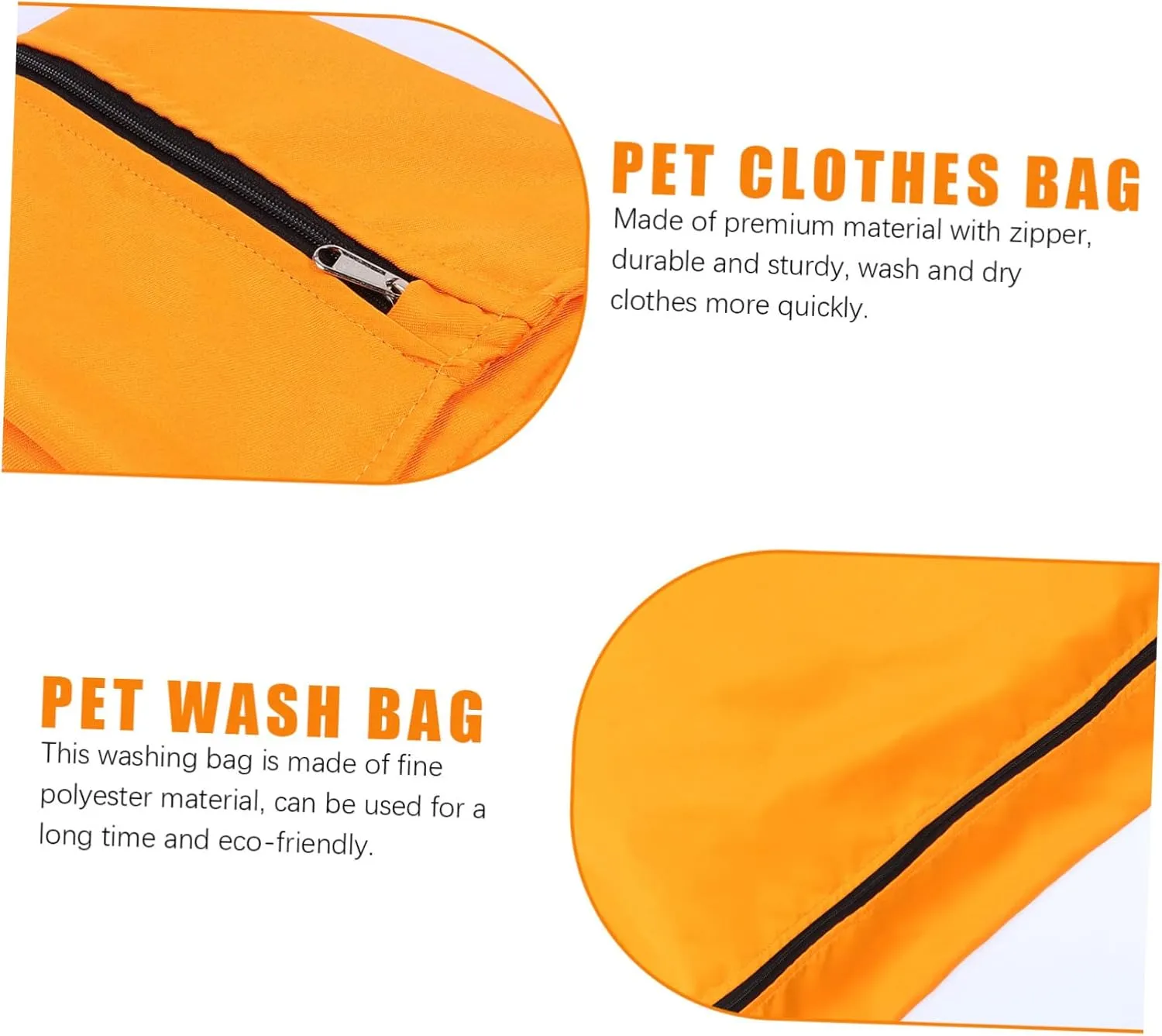 DECHOUS Dog Hair Laundry Catcher Pet Polyester Wash Bag Large Bags Handles Prevents Deformation Machine Washable