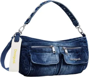 Desigual Accessories Denim Shoulder Bag