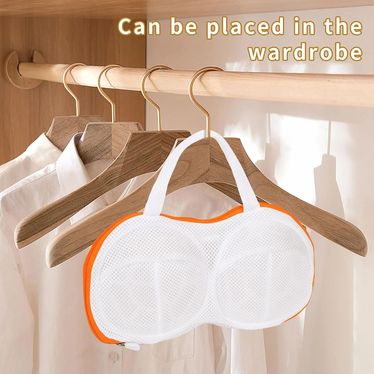 ﻿DESONAUT 3Pcs Bra Wash Bags for Laundry Lingerie Underwear Brassiere Bag Set for Washing Machine Suitable for Women Delicates Bra Yellow(A to C Cups)