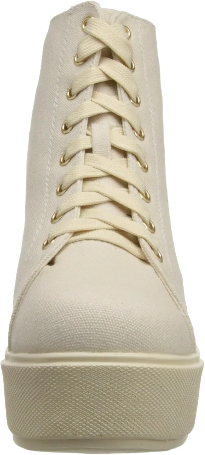 Dirty Laundry by Chinese Laundry Women's Campus Queen Canvas Combat Boot