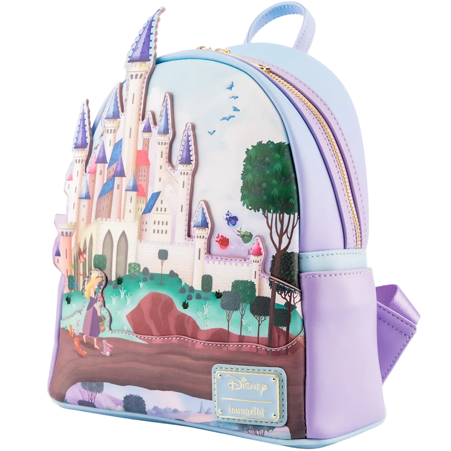 Disney Mini Backpack Sleeping Beauty Aurora Castle Loungefly