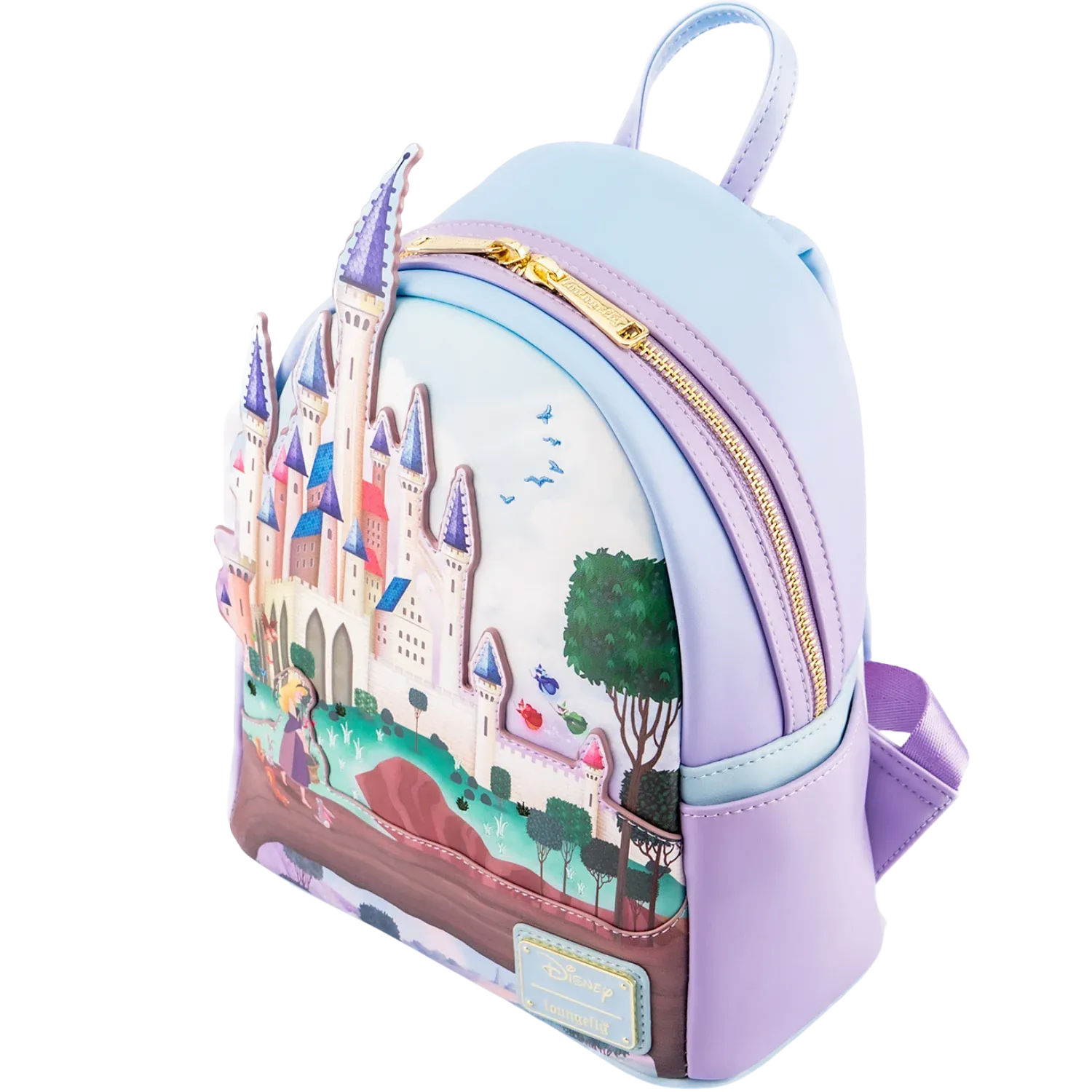 Disney Mini Backpack Sleeping Beauty Aurora Castle Loungefly