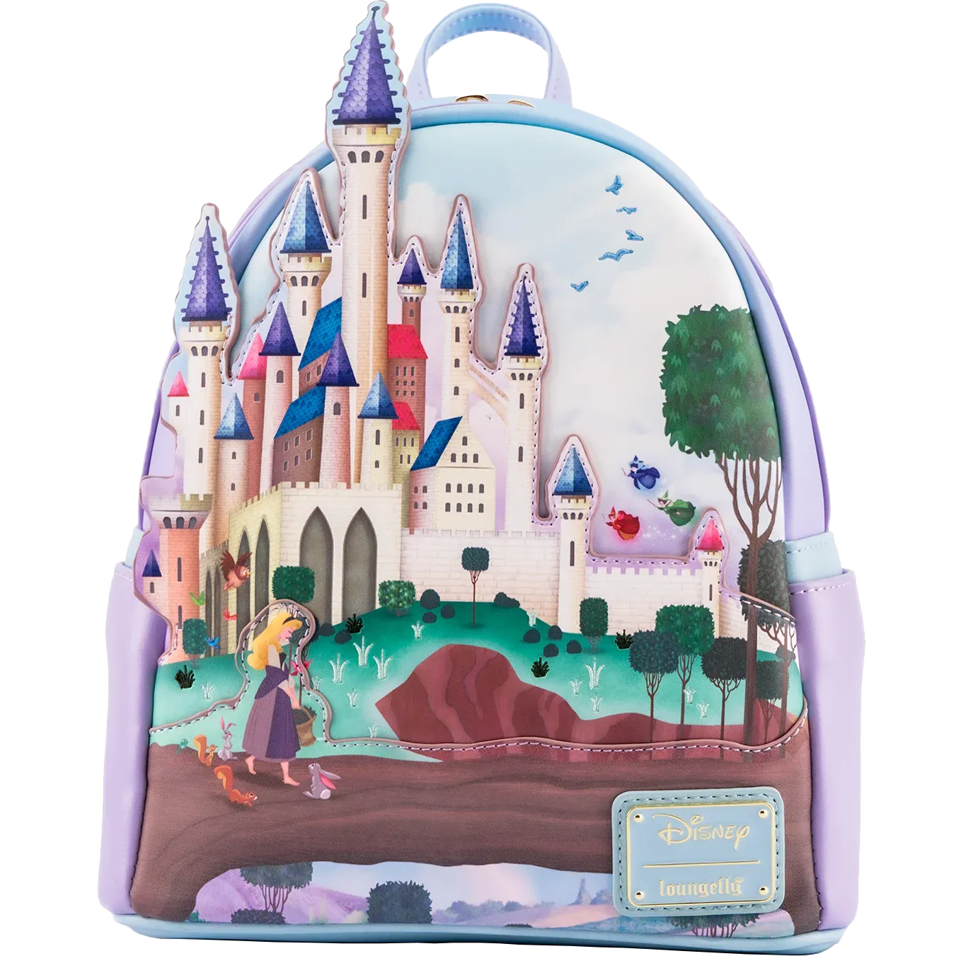 Disney Mini Backpack Sleeping Beauty Aurora Castle Loungefly