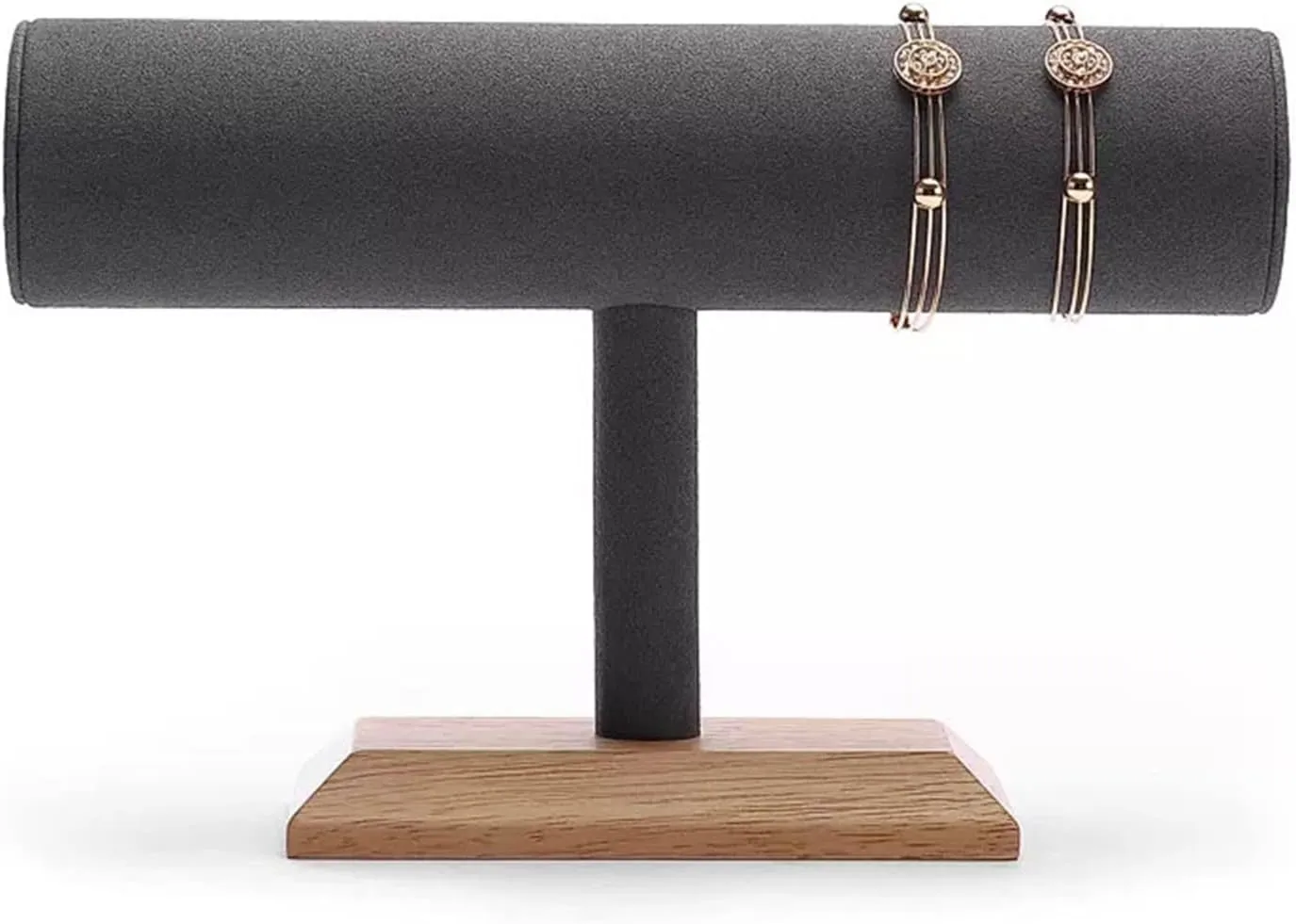 Display Stand Rack for Jewelry T Shape Velvet Jewelry Display Removable Bracelet Holder Jewelry Stand Necklace Stand Jewelry Towers and Watch Holder for Home Organization Necklace Holder Dis
