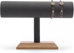 Display Stand Rack for Jewelry T Shape Velvet Jewelry Display Removable Bracelet Holder Jewelry Stand Necklace Stand Jewelry Towers and Watch Holder for Home Organization Necklace Holder Dis