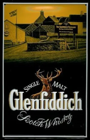 DISTILLERY Embossed 3D Vintage Metal Pub Sign