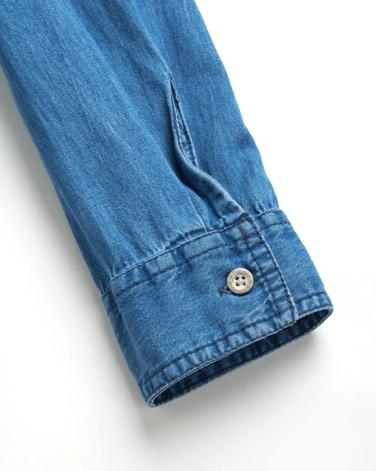 DKNY Girls’ Casual Dress - Button Down Denim Dress - Chambray Denim Jumper Jean Dress for Girls (7-16)