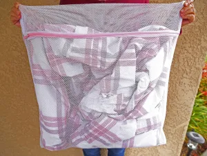 Donna's She-Shed 3 Pack X-Large Mesh Laundry Bags 23" x 23" for Sweaters, Dresses, Stuffed Toys, delicates. Helps Protect delicates in The wash. Use for Large Item or Multiple Medium/Small Items.