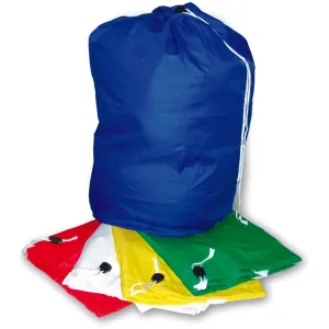 Drawstring Laundry Bag In Blue