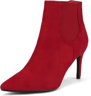 DREAM PAIRS Women's Pointed Toe Stiletto High Heel Ankle Booties
