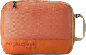 Eagle Creek Pack-It Reveal Medium Clean/Dirty Packing Cubes for Travel - Durable and Ultra-Lightweight with Water-Resistant Ripstop Fabric and Internal Divider, Mandarin