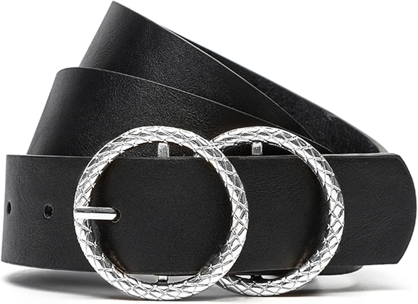 Earnda Women's Leather Belt Fashion Soft Faux Leather Waist Belts For Jeans Dress
