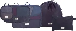 Eddie Bauer 5 Set Packing Organizer Cubes for Suitcases, Travel Essentials for Carry on, Lugagge Oganizer Bags Set Accessories, brook