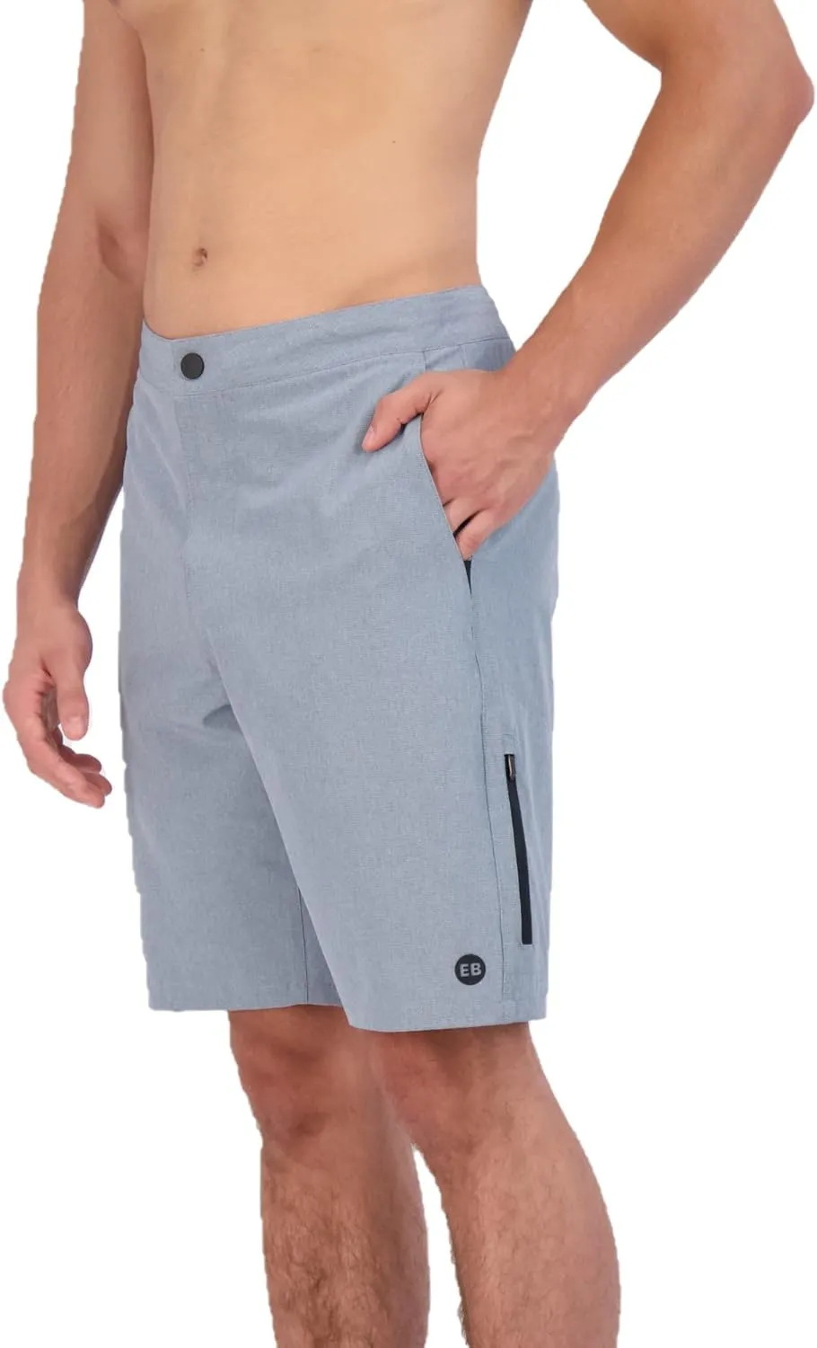 Eddie Bauer Men's Hybrid SPF 50  Swim Trunks 9" Inseam Perfect Blend of Comfort, Stretch & Protection for Outdoor Enthusiasts