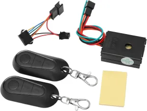 Electric Scooter Anti Theft Device , Remote Control 36‑72V Metal Universal Multifunction ElectricAlarm System for Electric