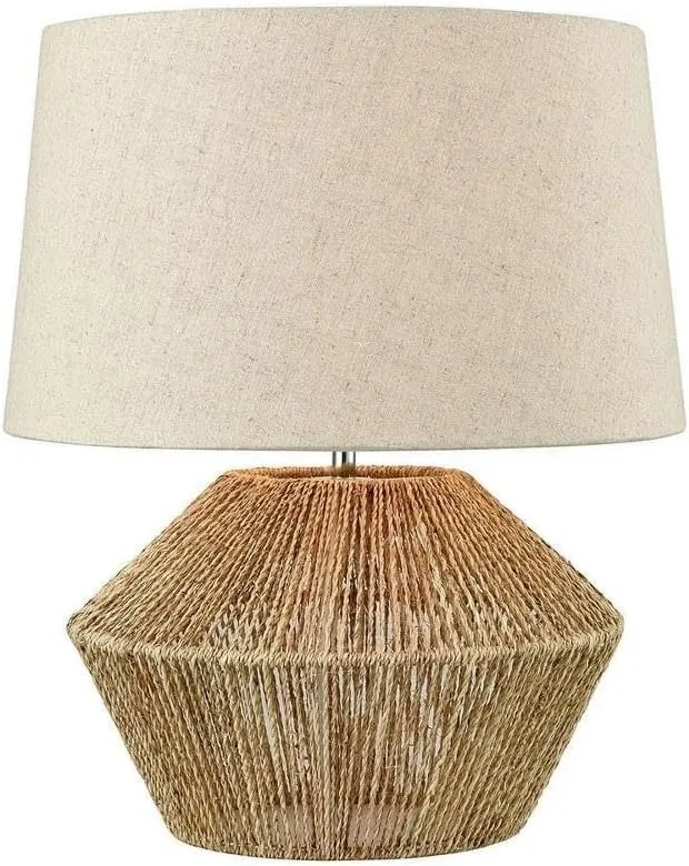 ELK Lighting D3781 Vavda Table Lamp, Natural