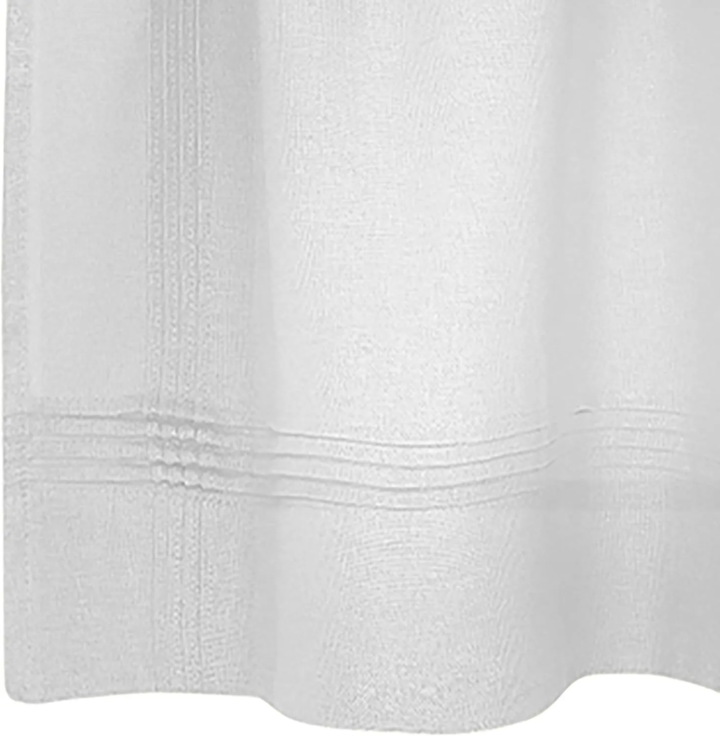 Elrene Home Fashions Pintuck Kitchen Window, 60 in x 14 in (Valance), White