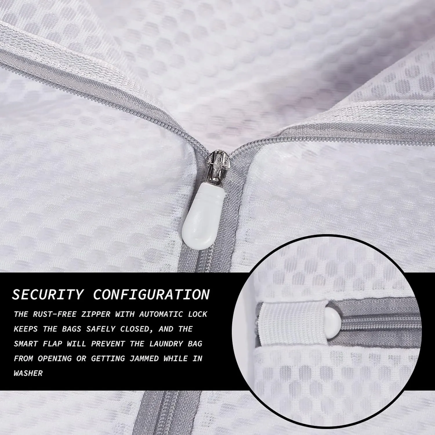 Extra Large Honeycomb Mesh Laundry Bag125gsm Net Fabric Durable and Reusable Delicate Wash Bag,Travel Organization Bag for Lingerie,Clothes,Jeans,Bath Towel,Sock (2Large, 3Medium)