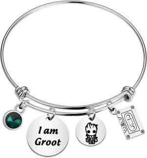FAADBUK Movie Inspired Gift - I Am Groot Pendant for Groot Fans