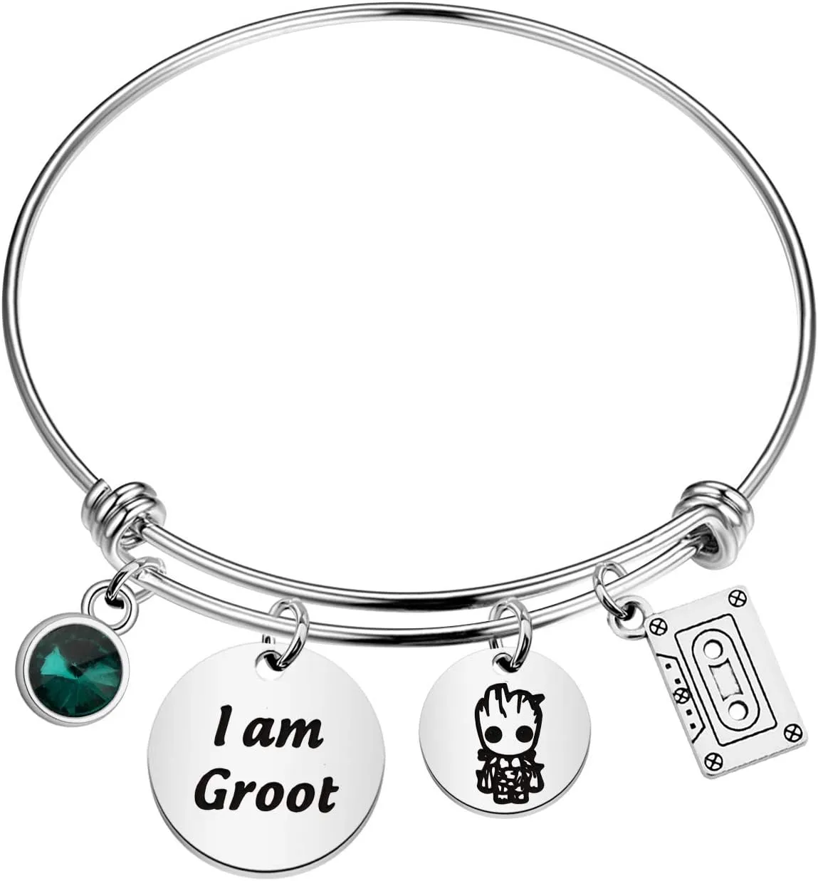 FAADBUK Movie Inspired Gift - I Am Groot Pendant for Groot Fans