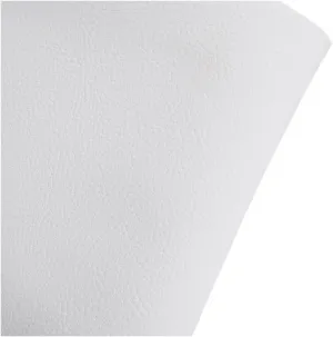 Faux Leather Fabric Leatherette，PVC Double-Sided Handbag for Sewing Upholstery 160CM Width(White,1.6X0.5m)