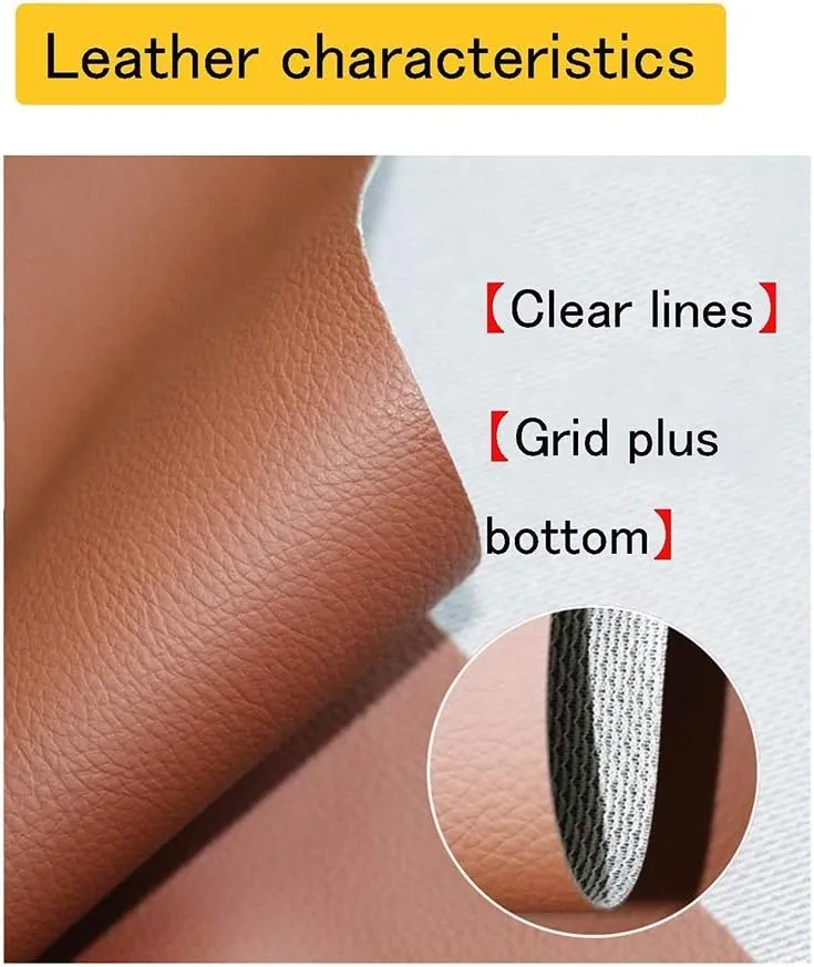 Faux Leather Fabric Leatherette，PVC Double-Sided Handbag for Sewing Upholstery 160CM Width(White,1.6X0.5m)