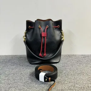 Fendi Mon Tresor Black Leather Bucket Bag