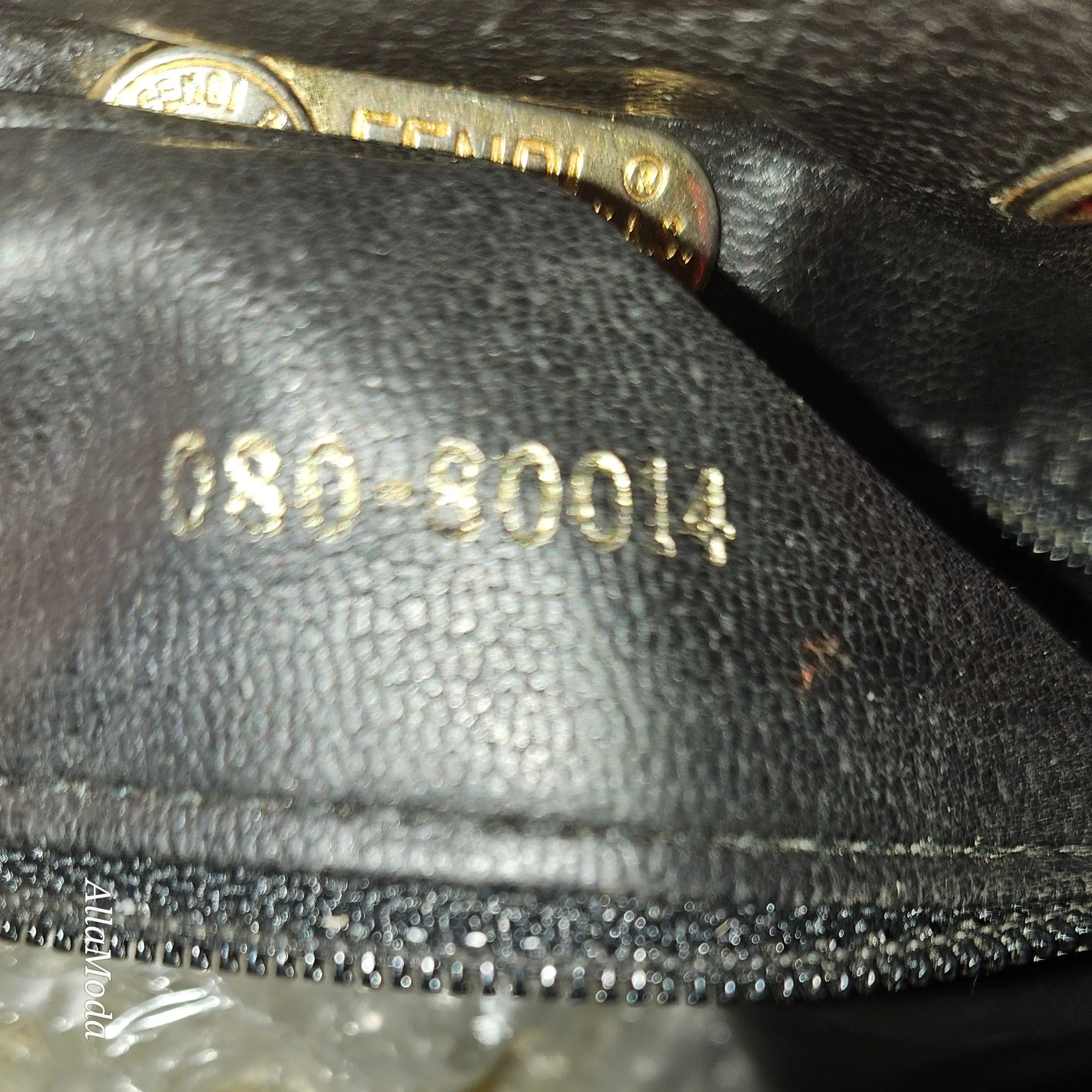 Fendi Red Intrecciato Leather Crossbody Bucket Bag