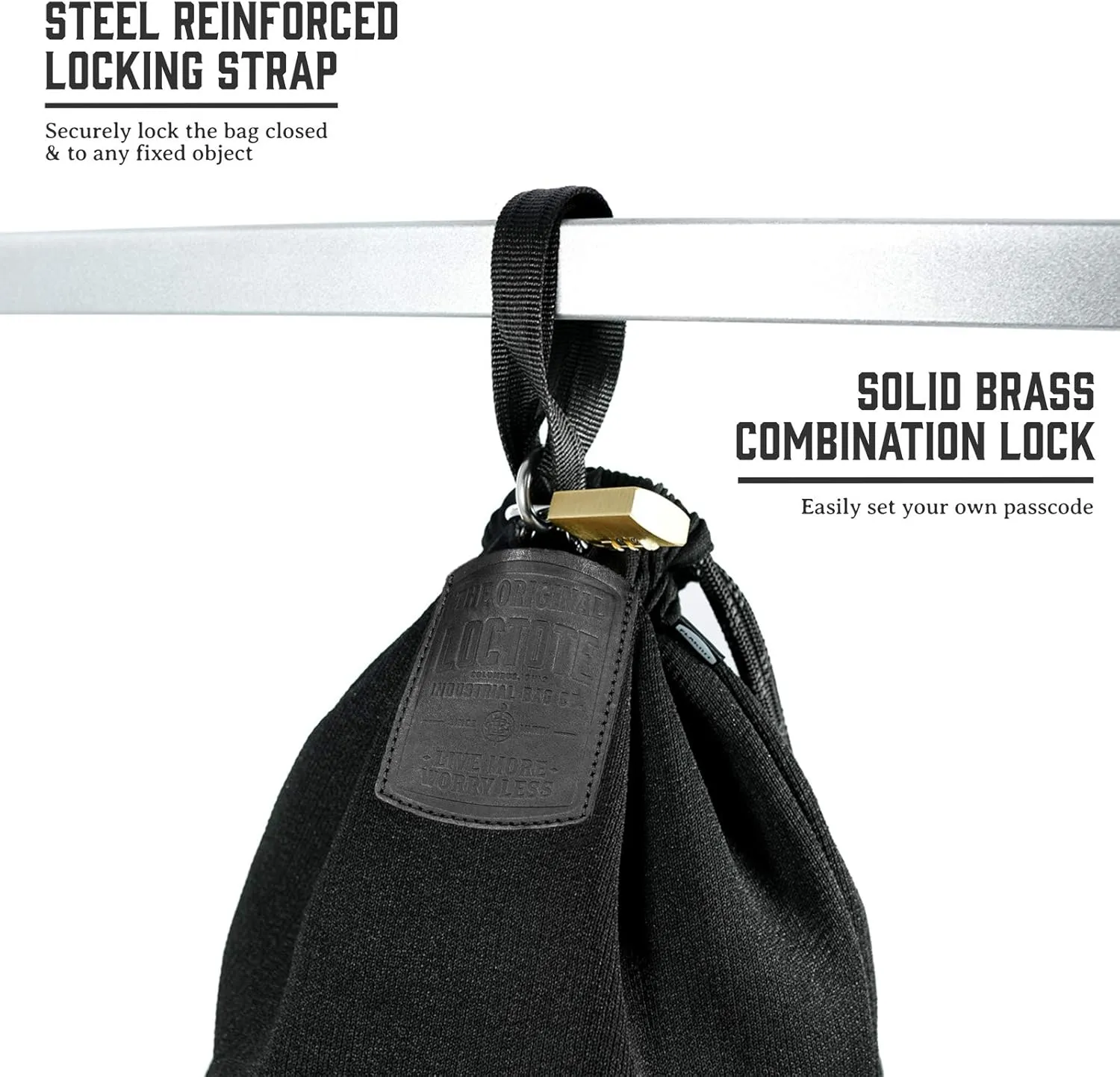 Flak Sack Ⅱ - Anti Theft Backpack | Cut-Resistant Bag with Double Steel Locking Strap and Lock | Men’s and Women’s Travel Backpack | Safe Travel Bag | Anti-theft Purse | RFID Blocking