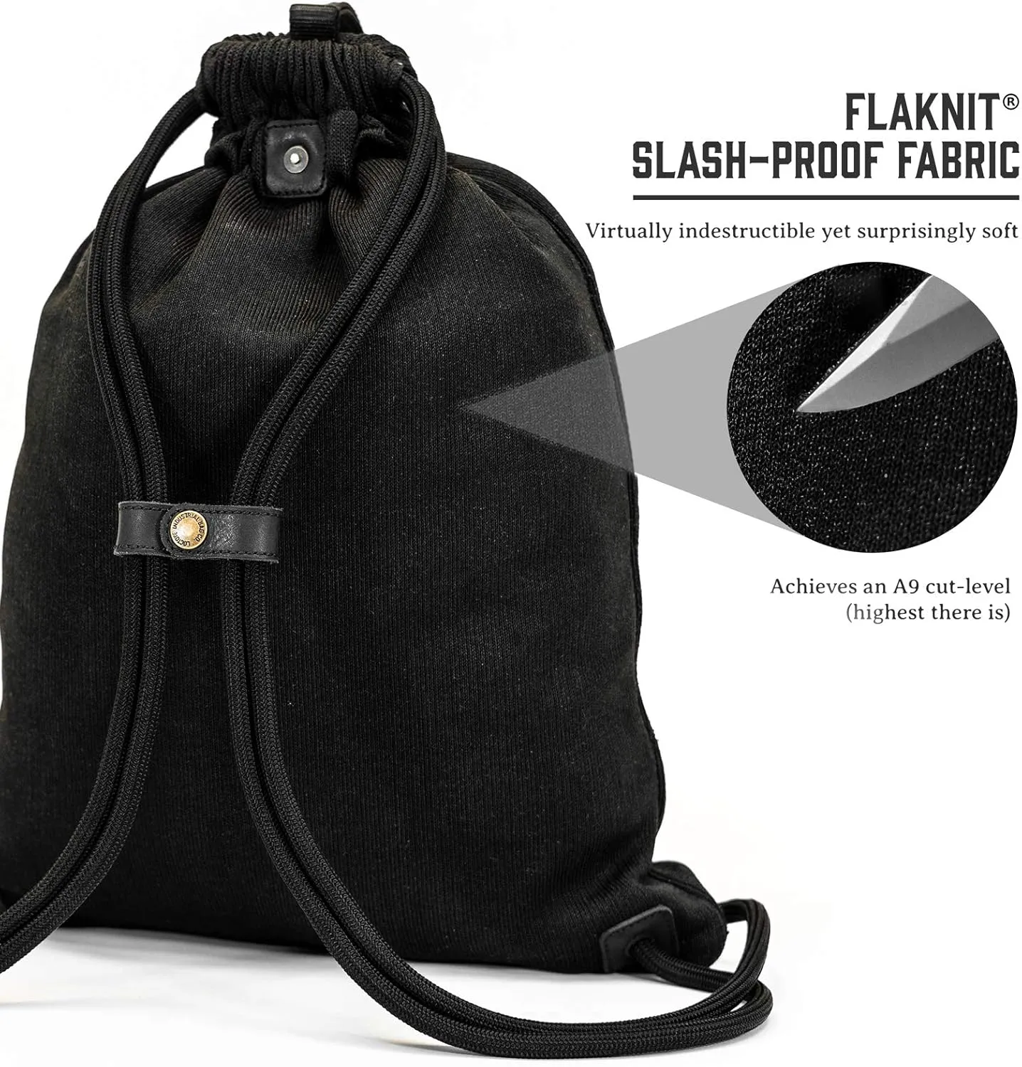 Flak Sack Ⅱ - Anti Theft Backpack | Cut-Resistant Bag with Double Steel Locking Strap and Lock | Men’s and Women’s Travel Backpack | Safe Travel Bag | Anti-theft Purse | RFID Blocking