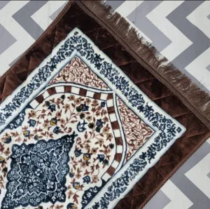 Fluffy Soft Velvet Prayer Mat - 932