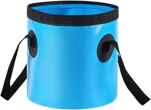 Foldable Water Bucket 20L,Space-Saving Wash Basin Collapsible Water Storage Container Folding Camping Bucket for Outdoor Traveling Hiking Fishing Gardening Car Washing ( Color : Blue , Size : 20L )