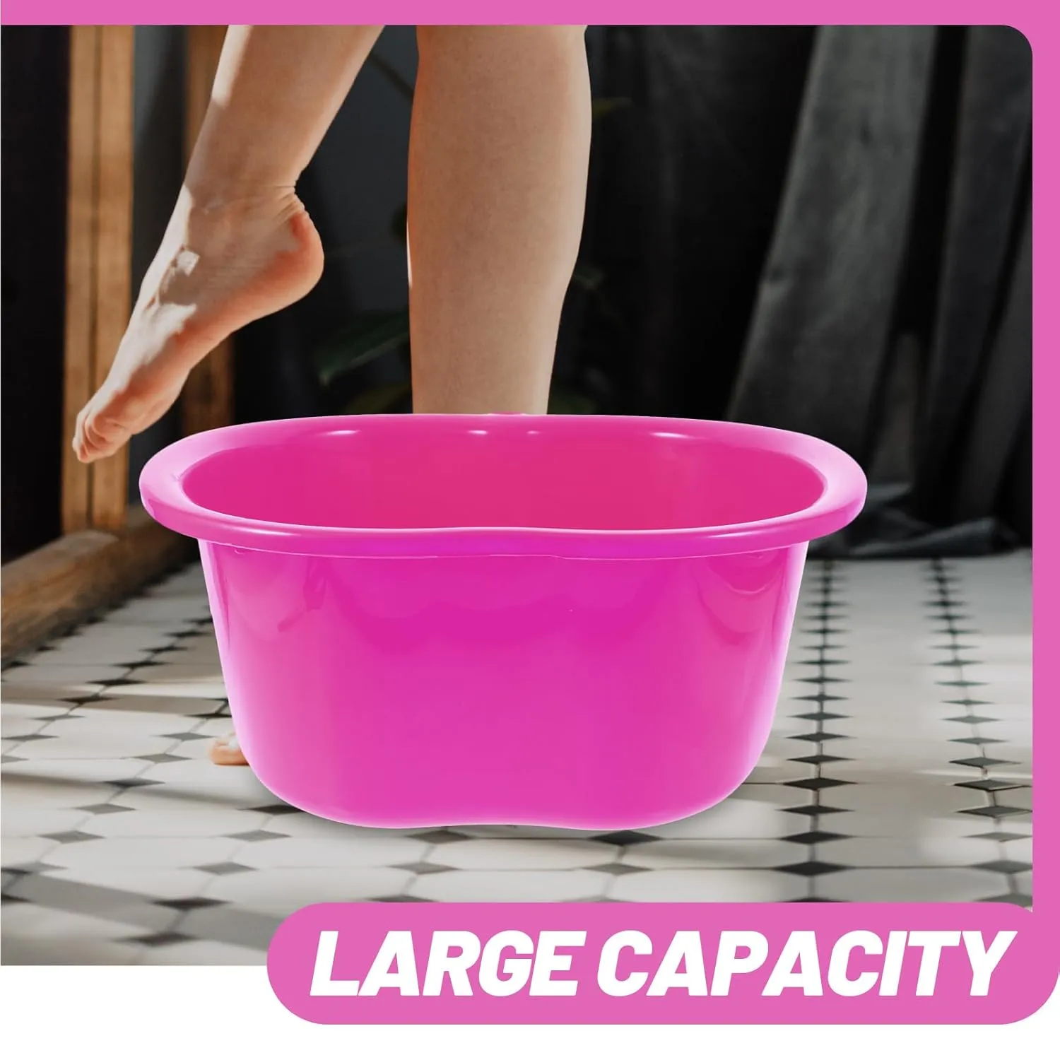 Foot Soaking Bath Basin Bucket Foot Soak Tub for Home Pedicure Spa Treatment Foot Bathing and Washing Bucket for Relaxation