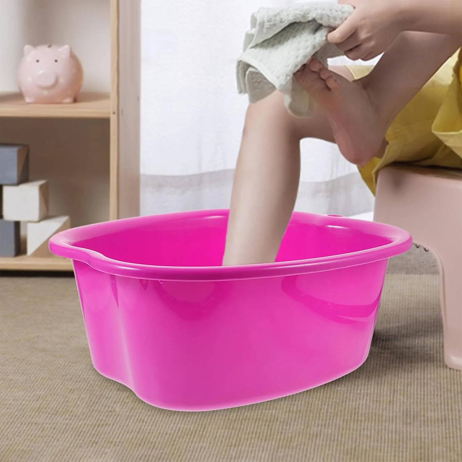 Foot Soaking Bath Basin Bucket Foot Soak Tub for Home Pedicure Spa Treatment Foot Bathing and Washing Bucket for Relaxation