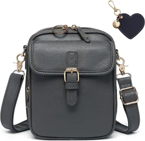 Forcipower Crossbody Bag, Forcipower Crossbody Leather Bag, Vintage Collaboraten1 Crossbody Leather Bag With 10 Card Slots