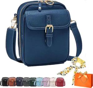 Forcipower Crossbody Leather Bag, Collaboraten1 Crossbody Leather Bag, Anti-Theft Vintage Shoulder Bag Purse