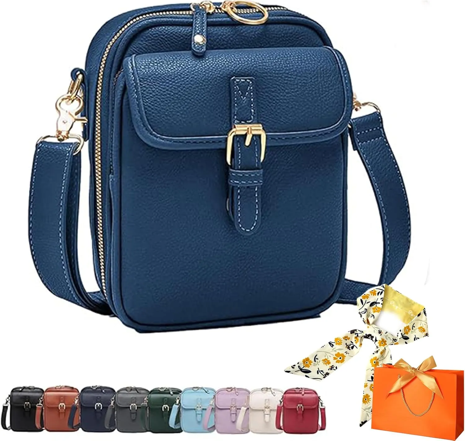 Forcipower Crossbody Leather Bag, Collaboraten1 Crossbody Leather Bag, Anti-Theft Vintage Shoulder Bag Purse