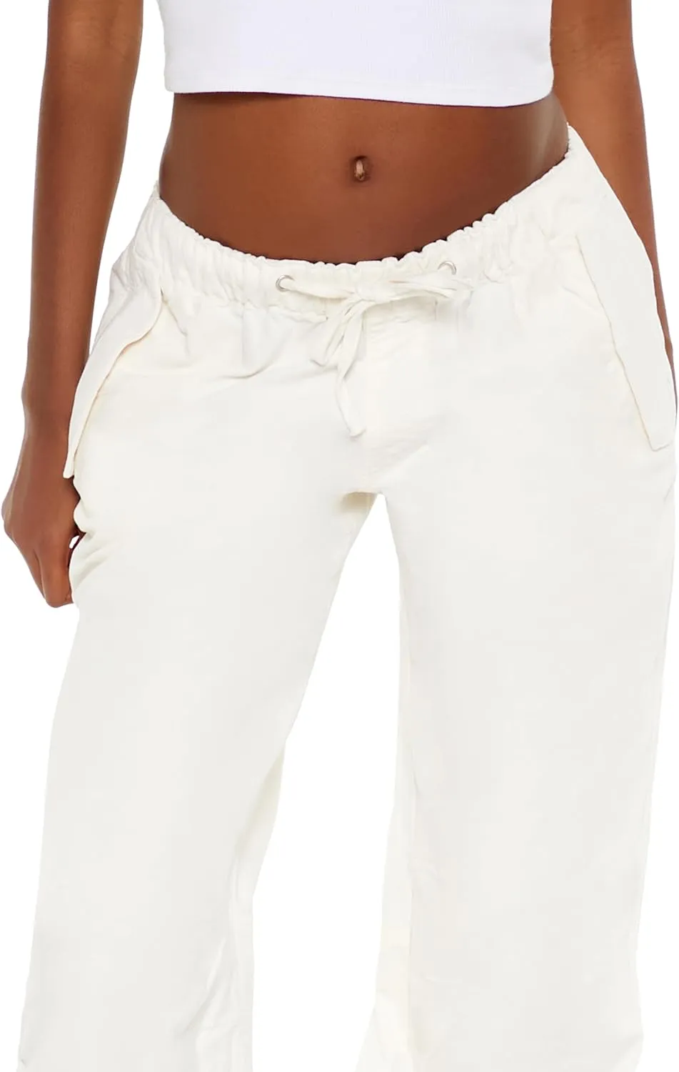 Forever 21 Women's Velvet Drawstring Joggers