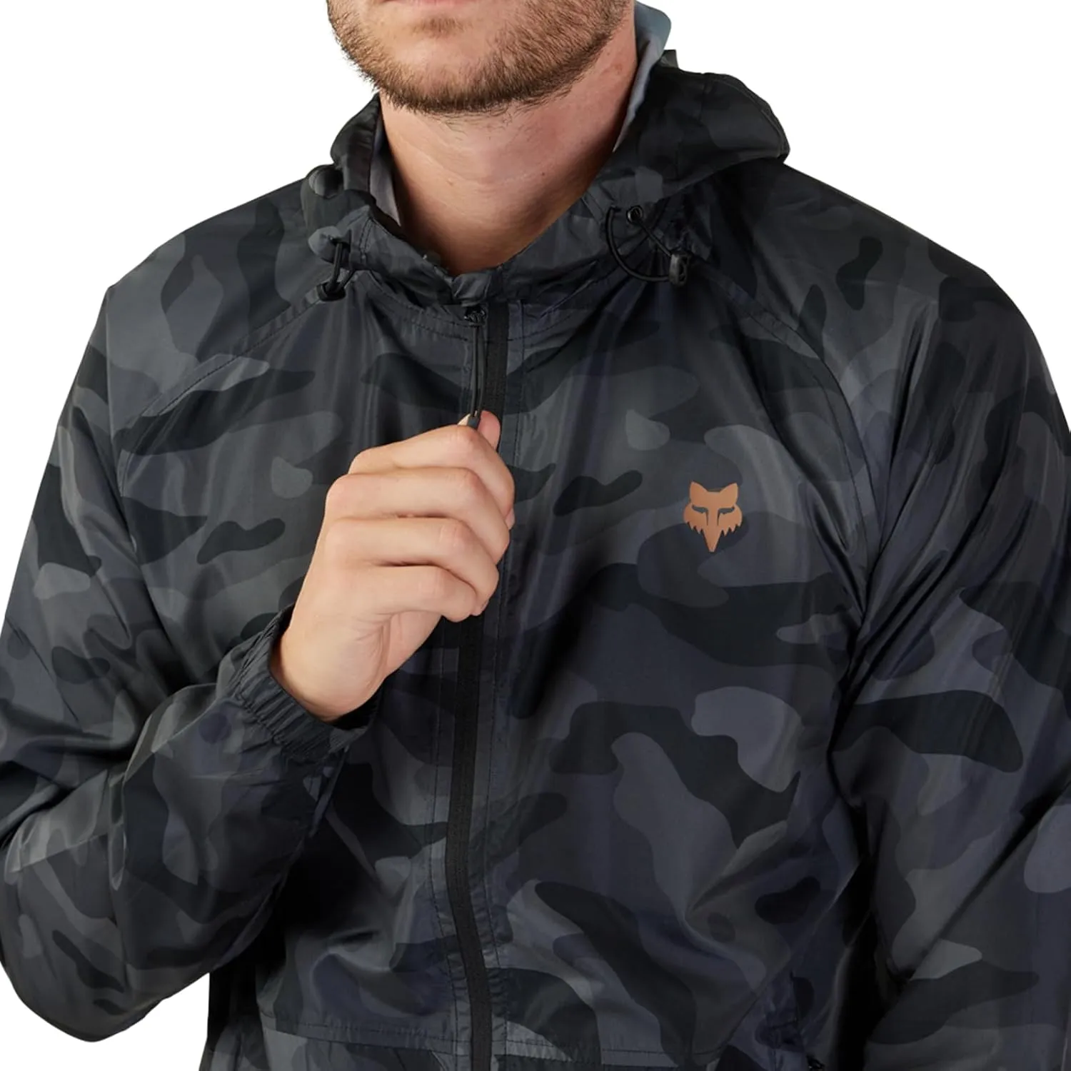 Fox Racing Men's Fox Head Camo Windbreaker