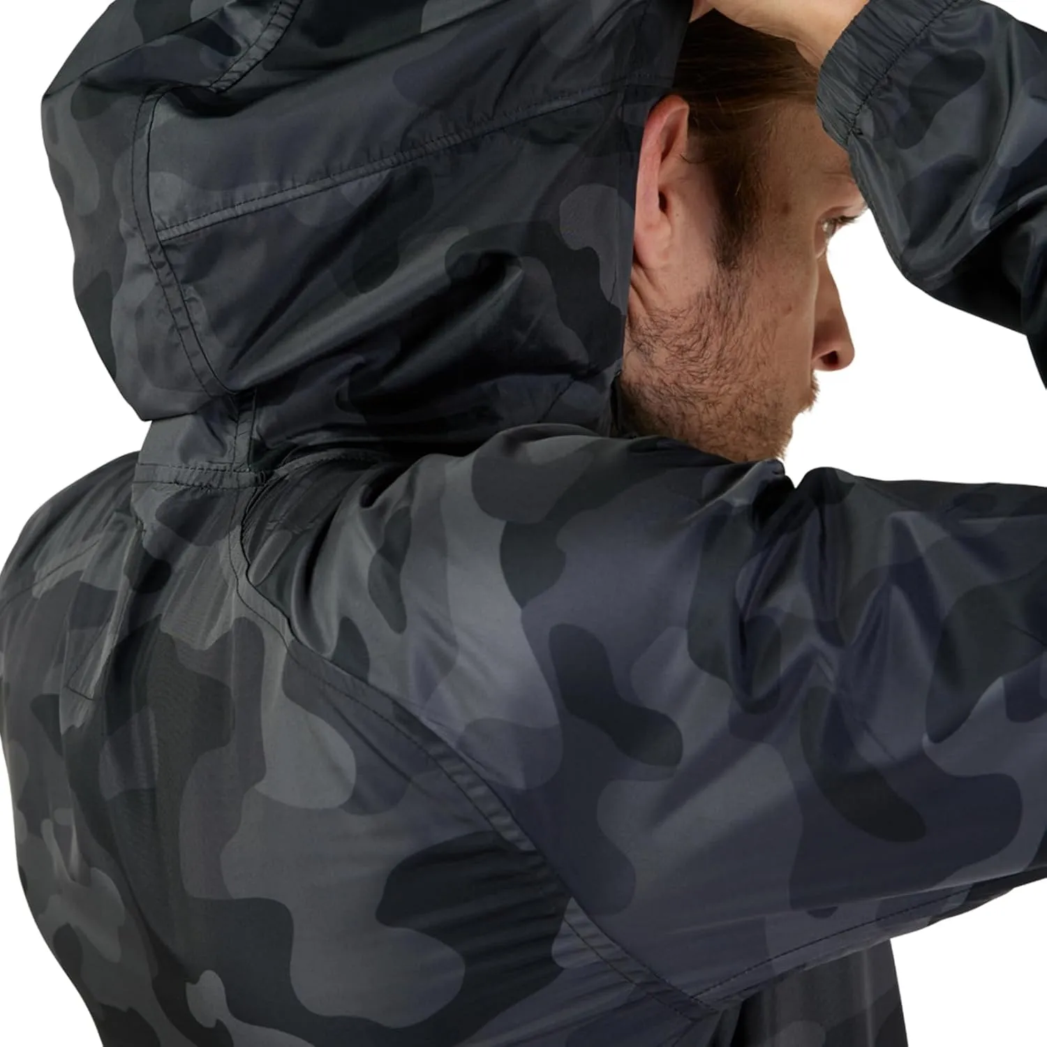 Fox Racing Men's Fox Head Camo Windbreaker