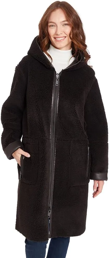 Frye Women's Reversible Zip Front Coat