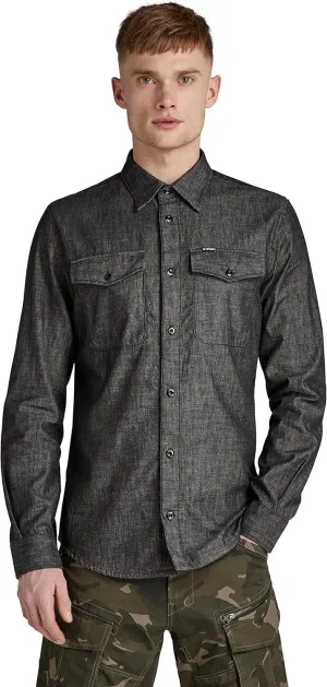 G-STAR Men's Marine Slim Fit Long Sleeve Shirt