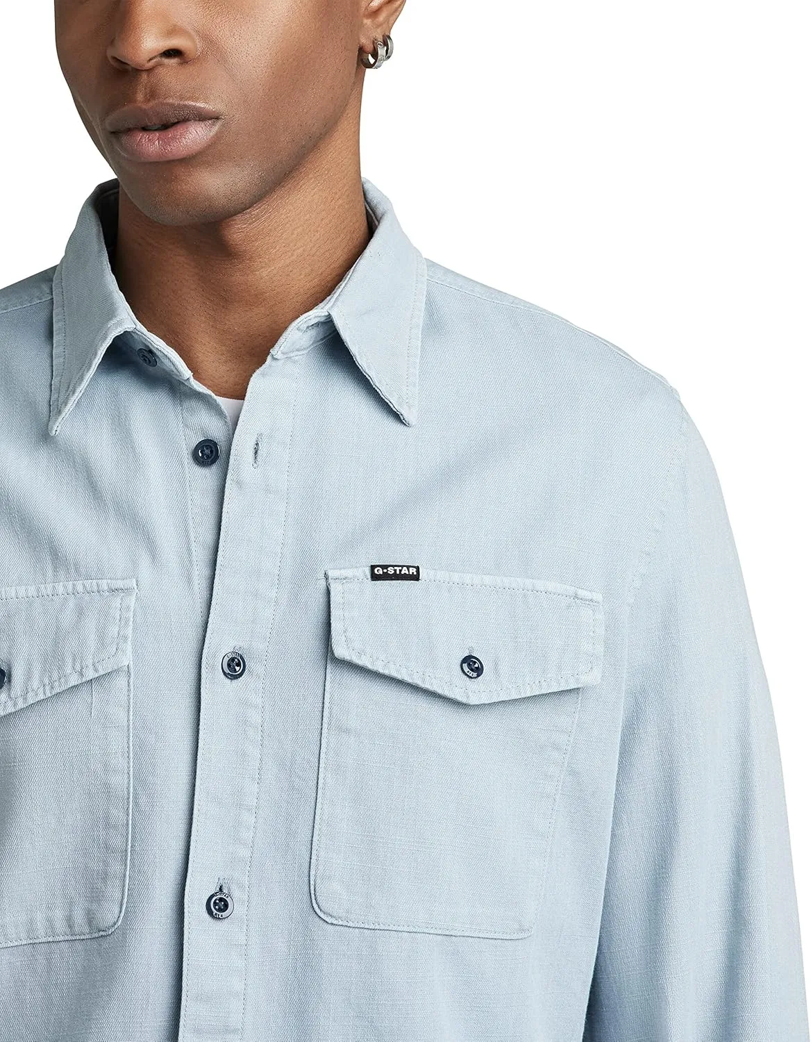 G-STAR Men's Marine Slim Fit Long Sleeve Shirt