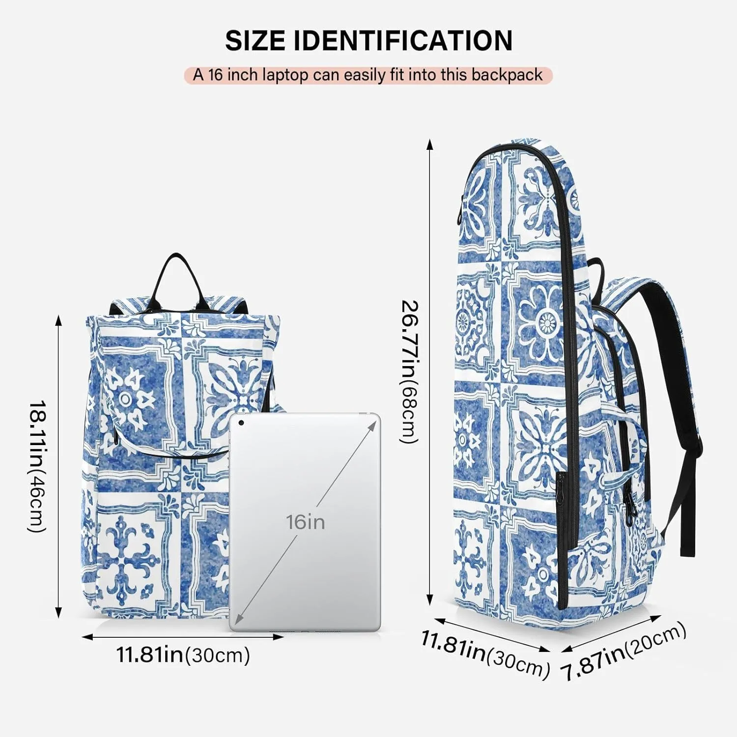 GAIGEO Cool Soccer Graffiti Pickleball Backpack, Multiple Storage Compartments Tennis Racket Backpack, Foldable Pocket