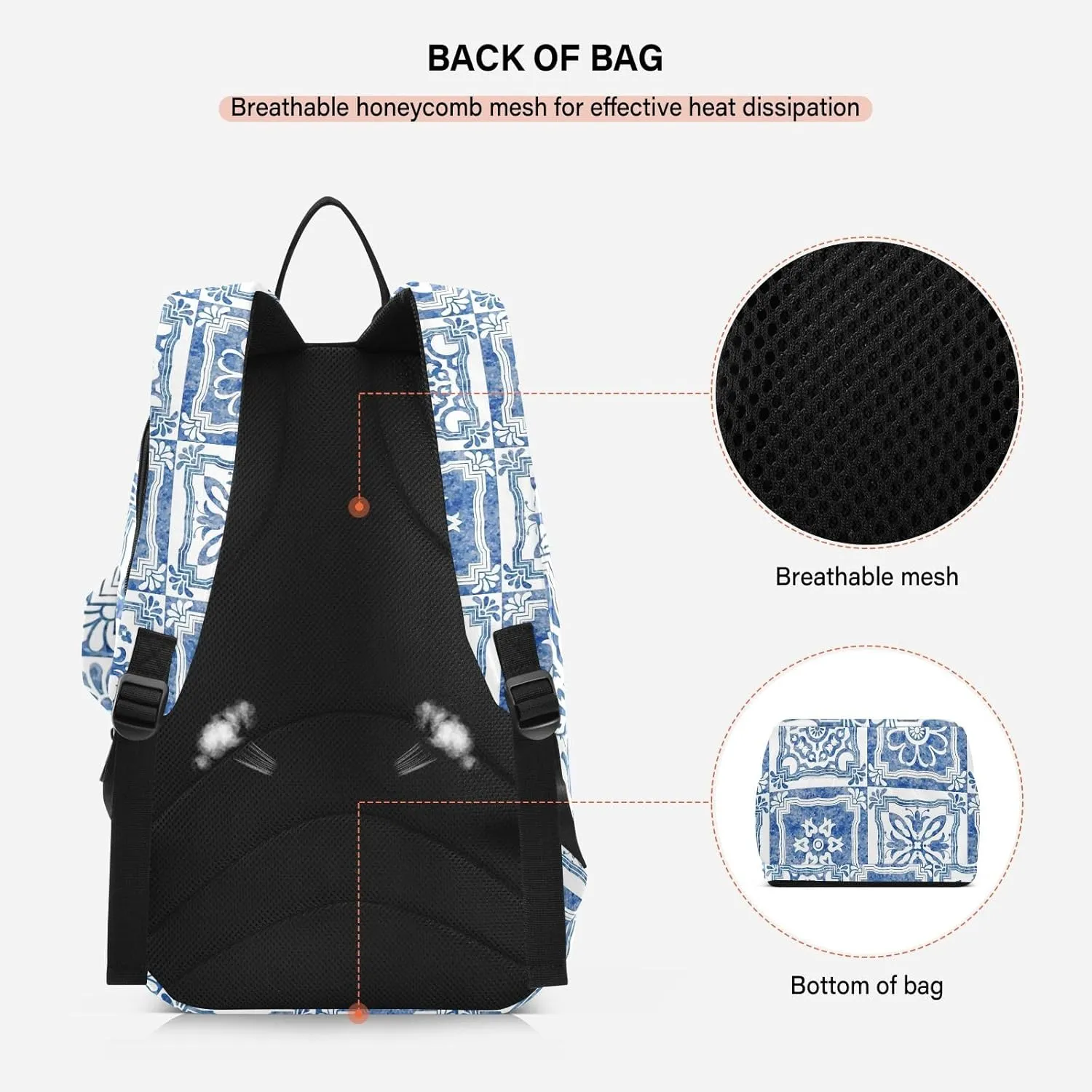 GAIGEO Cool Soccer Graffiti Pickleball Backpack, Multiple Storage Compartments Tennis Racket Backpack, Foldable Pocket