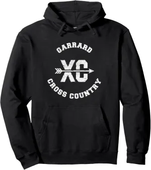 Garrard Cross Country Retro Distressed XC Running Pullover Hoodie